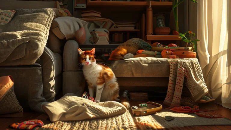 Por que seu gato esconde objetos e como lidar com isso