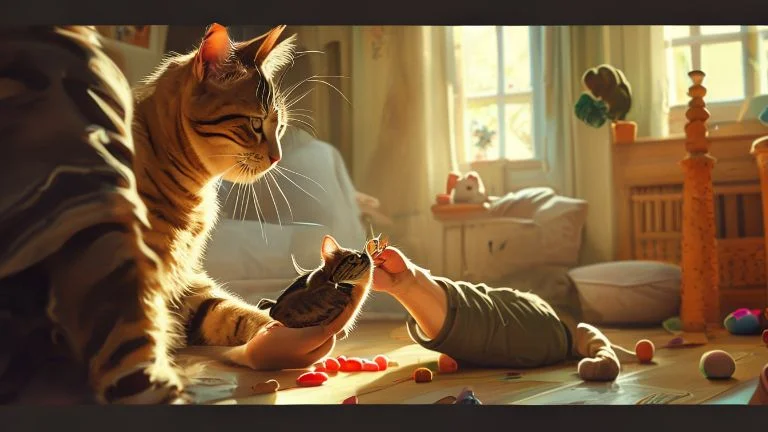 Por que seu gato traz “presentes” e o que isso significa