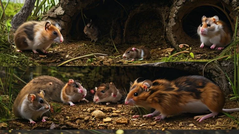O que motiva o comportamento territorial dos hamsters?