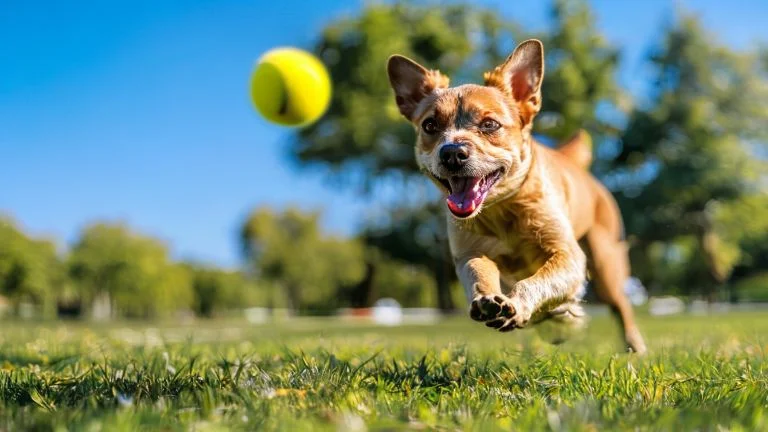 Por que seu cão adora correr atrás de bolinhas de tênis