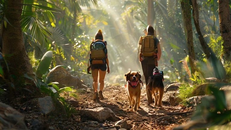 Dicas essenciais para trilhar com seu cachorro em florestas próximas