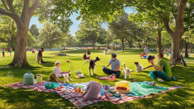 Dicas práticas para organizar piqueniques pet friendly no parque