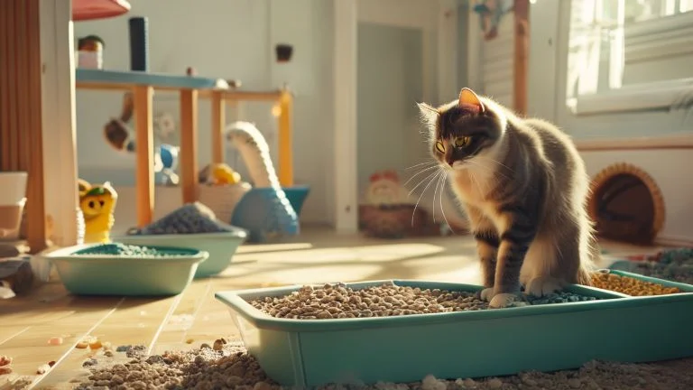 Por que meu gato não usa a caixa de areia? Causas e soluções práticas