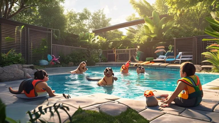 Pets e piscinas: dicas para diversão segura e tranquila