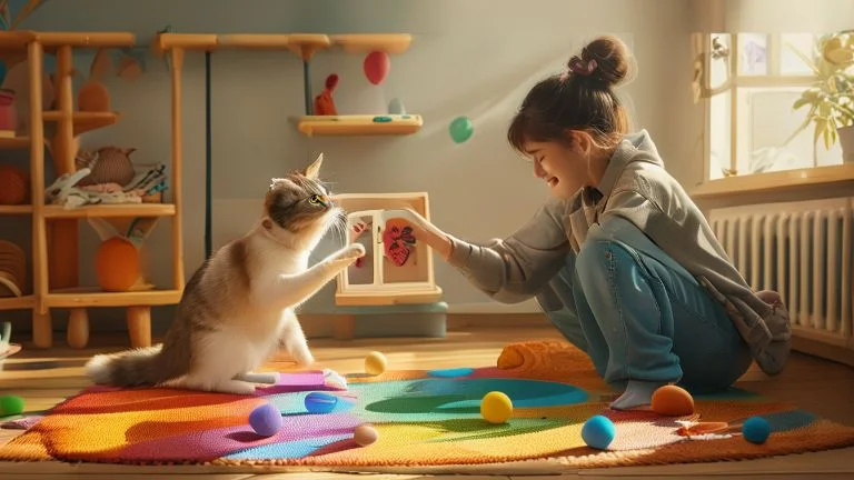 Como ensinar truques simples para divertir e estimular seu gato