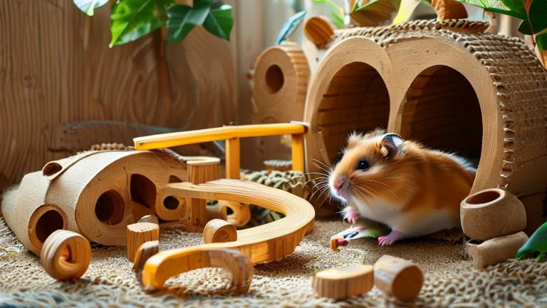 Brinquedos Caseiros para Manter Seu Hamster Feliz e Ativo