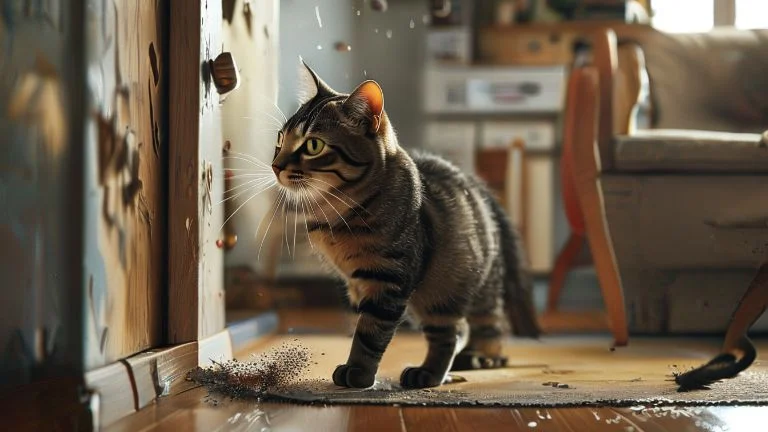 Entenda o Comportamento de Marcação em Gatos Machos