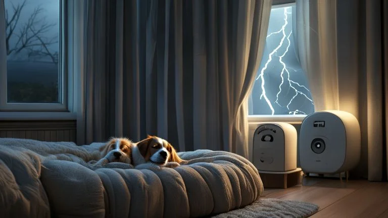 Como Reconhecer e Ajudar Pets com Medo de Tempestades