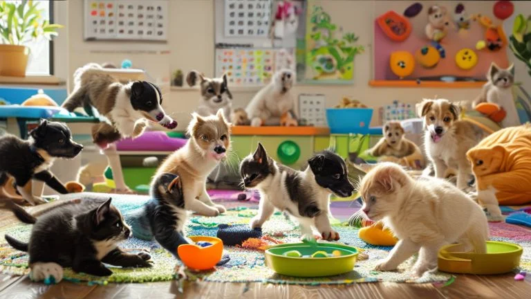 Por que filhotes de cães e gatos são tão hiperativos?