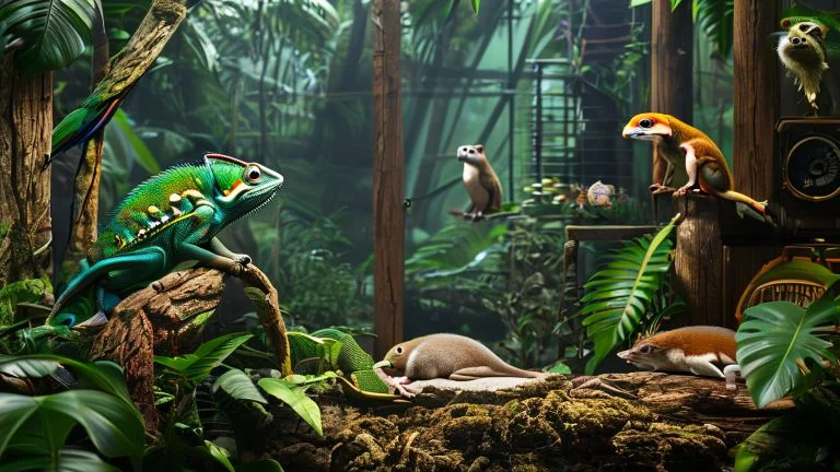 Guia Essencial dos Cuidados com Animais Exóticos e Suas Necessidades