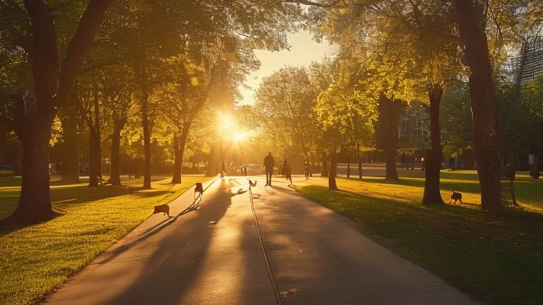 Passeios ao Entardecer: Saúde e Bem-Estar para Pets e Tutores